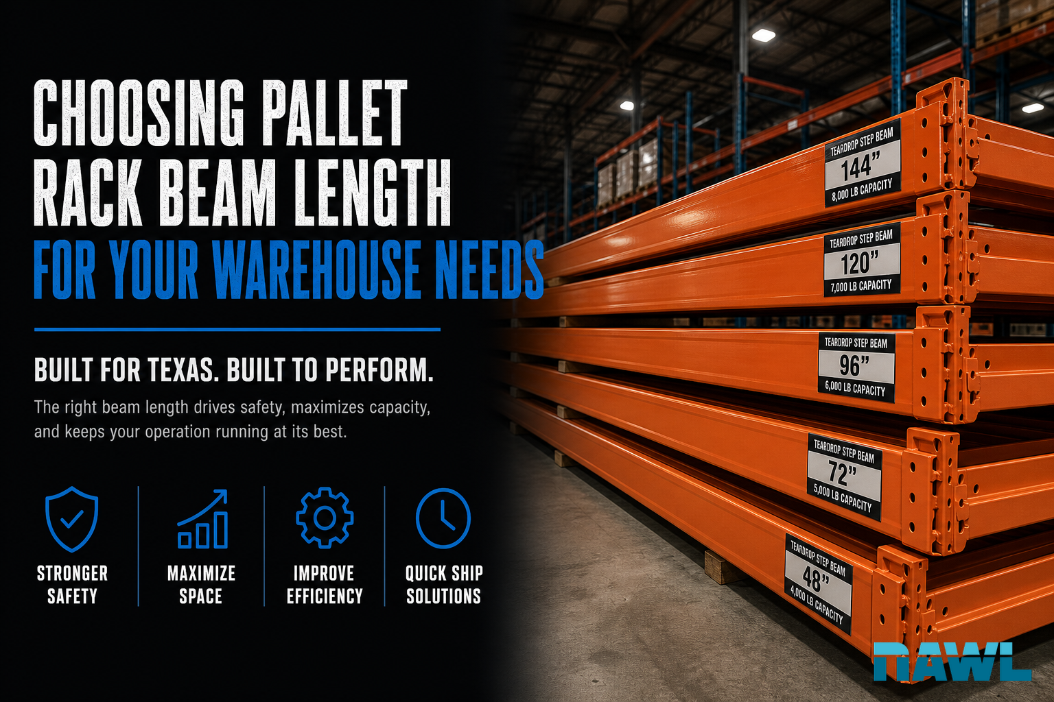 Choosing Pallet Rack Beam Length for Your Warehouse Needs