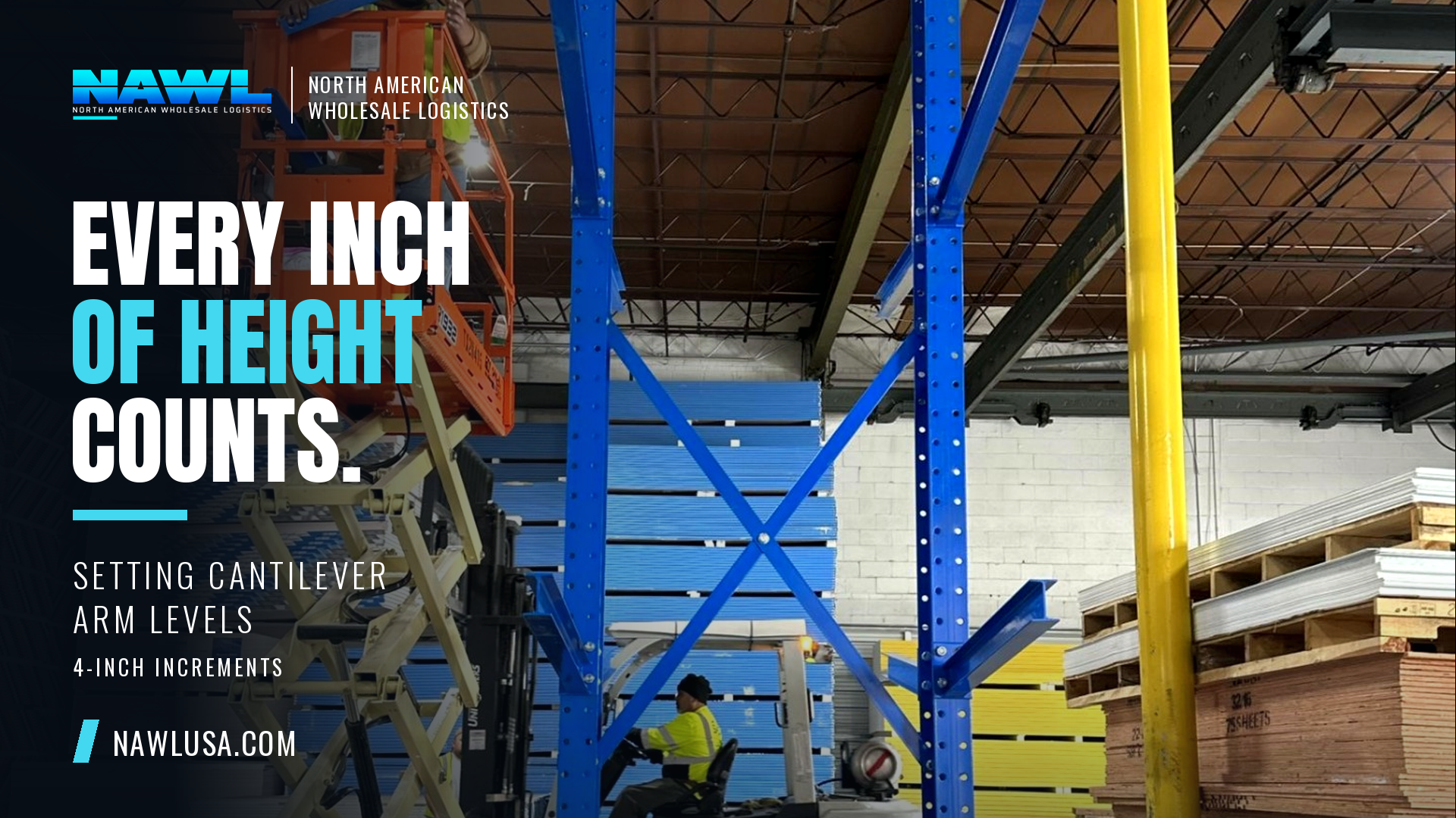 Setting Cantilever Arm Levels in 4-Inch Increments