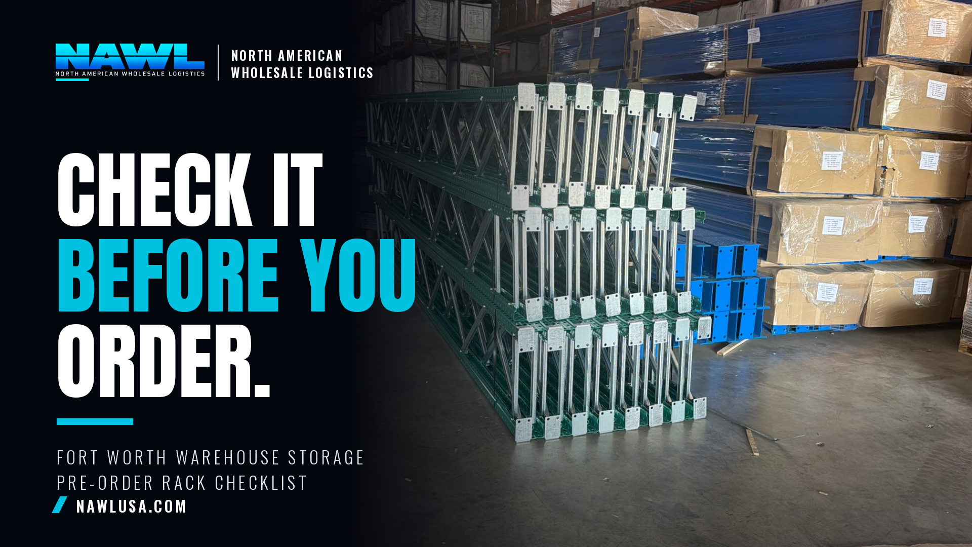 Fort Worth Warehouse Storage: Your Pre-Order Rack Checklist