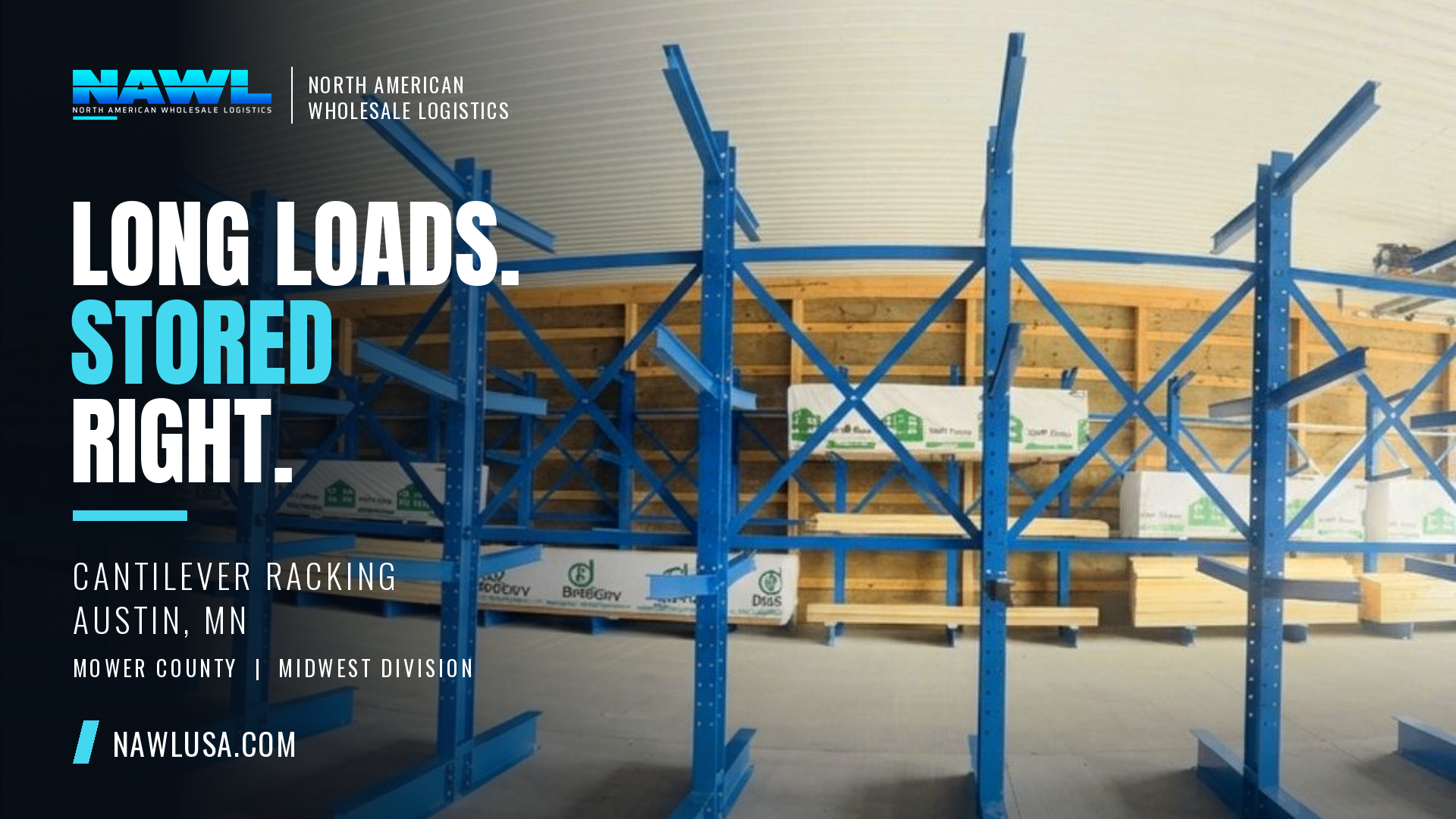 Cantilever Racking in Austin, MN