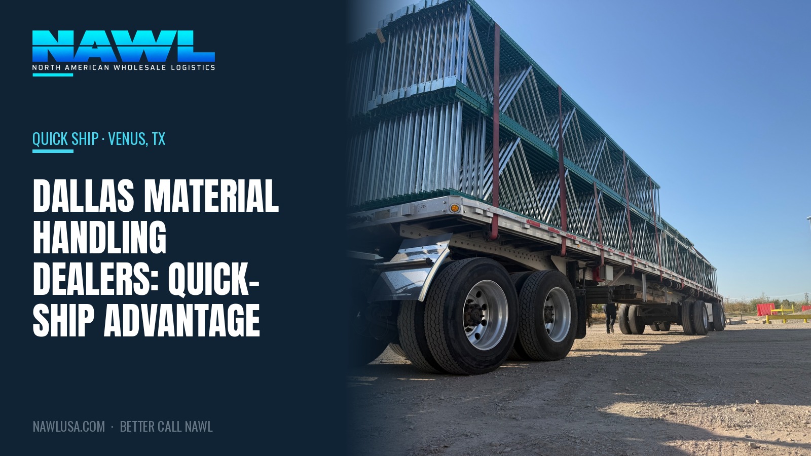 Dallas Material Handling Dealers: Quick-Ship Advantage