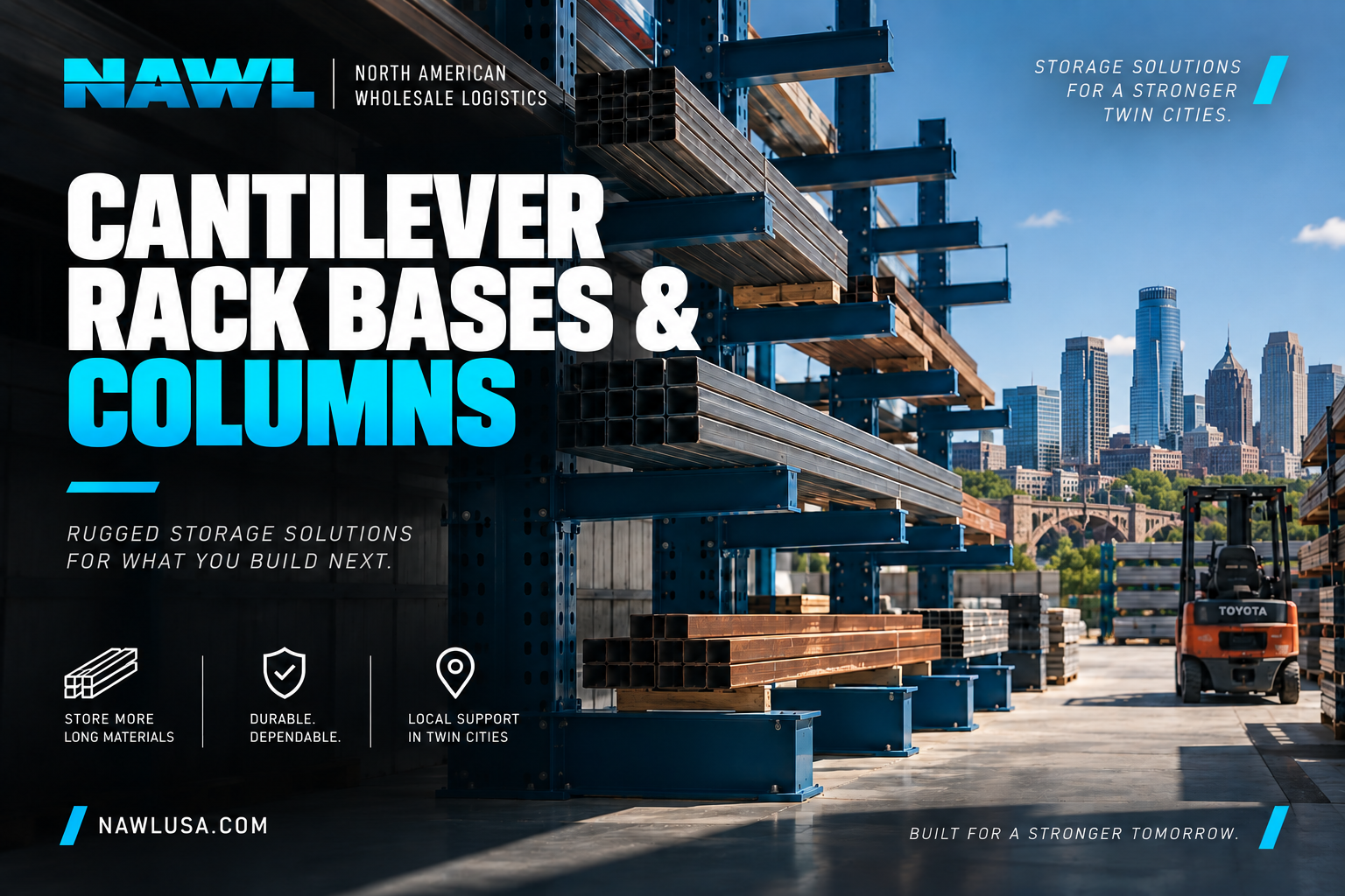 Cantilever Rack Bases & Columns