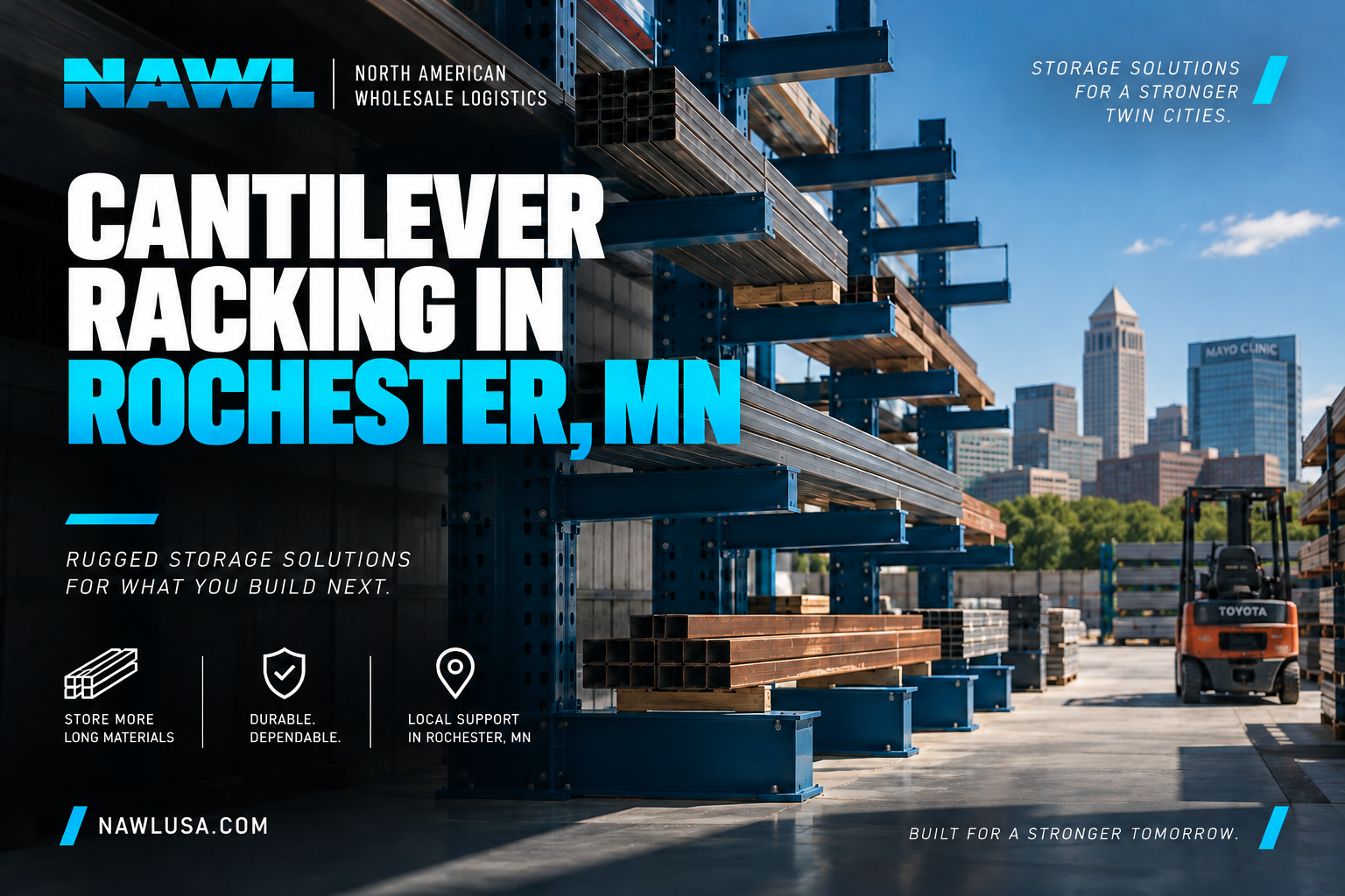 Cantilever Racking in Rochester, MN