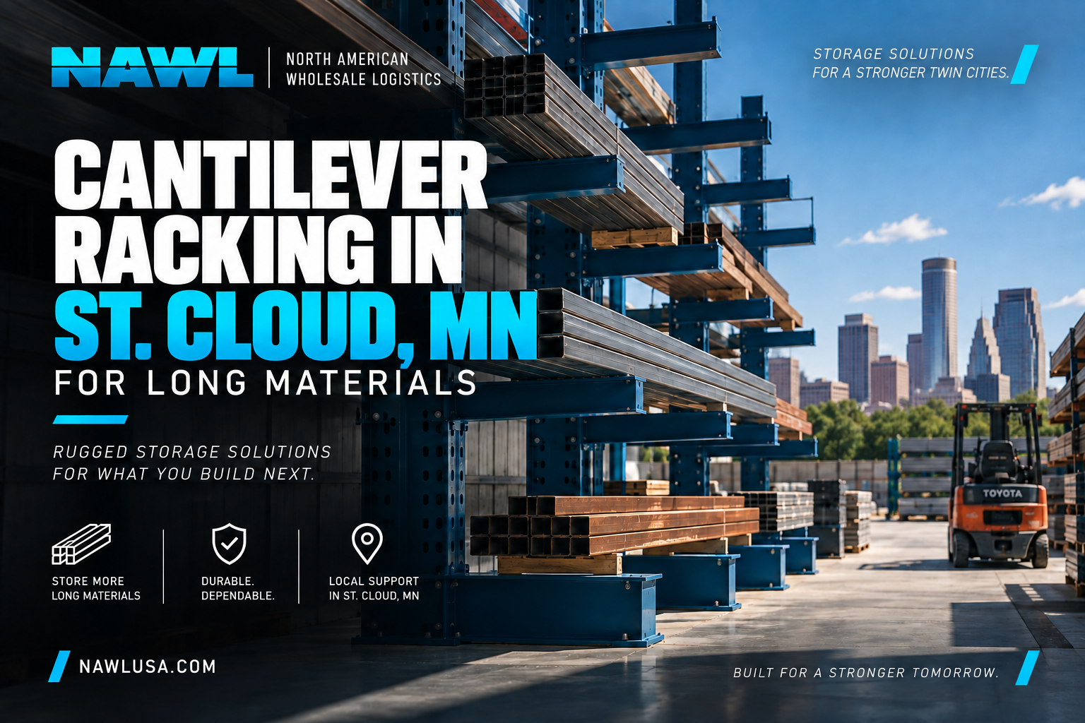 Cantilever Racking in St. Cloud, MN