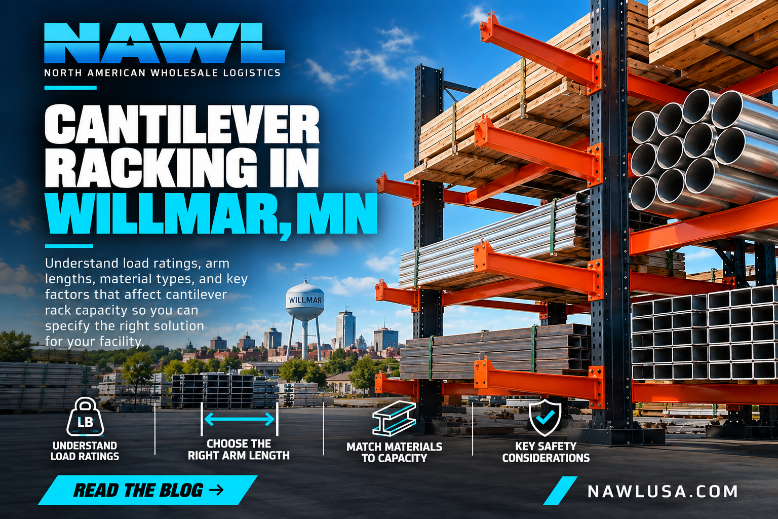 Cantilever Racking in Willmar, MN