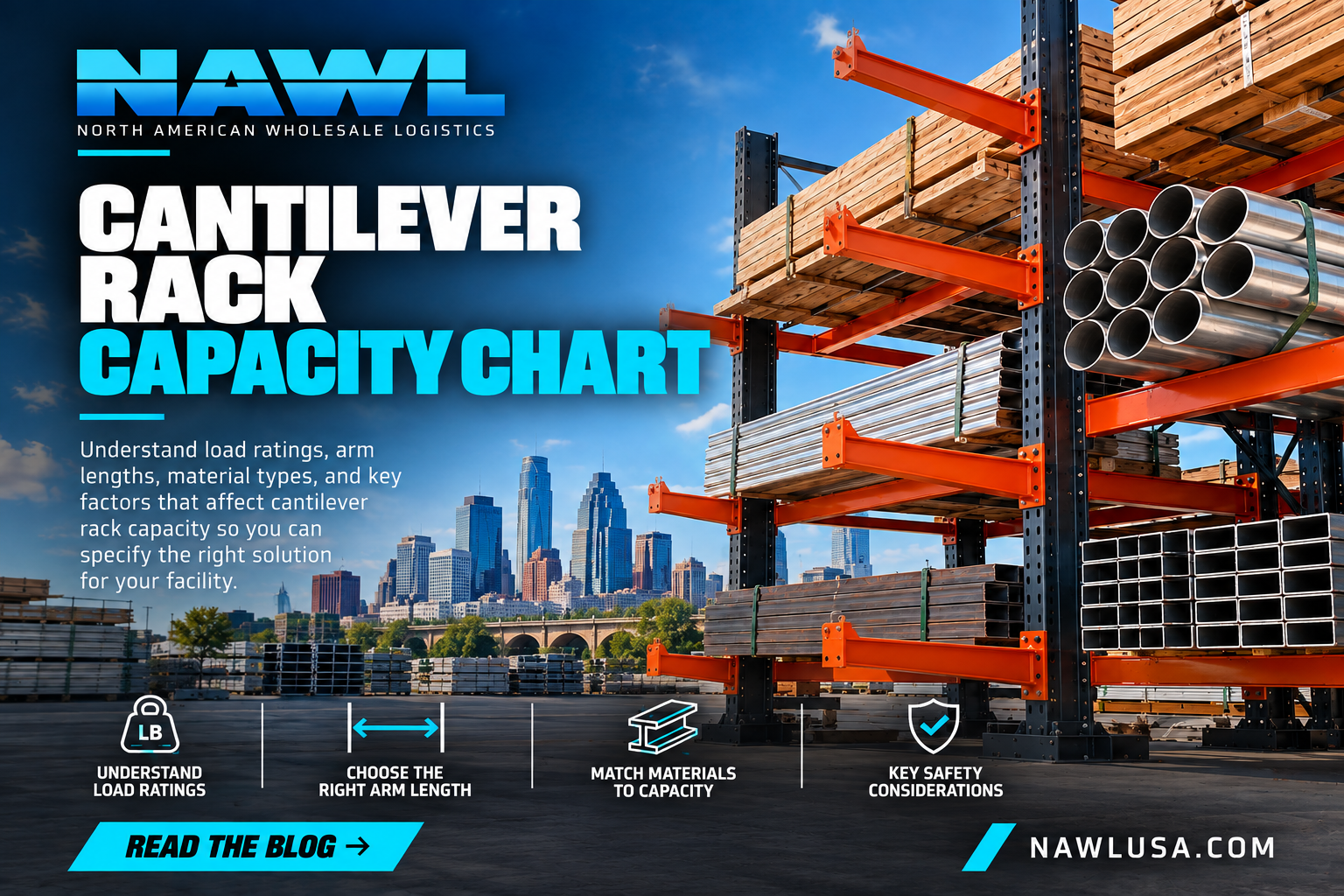 Cantilever Rack Capacity Chart