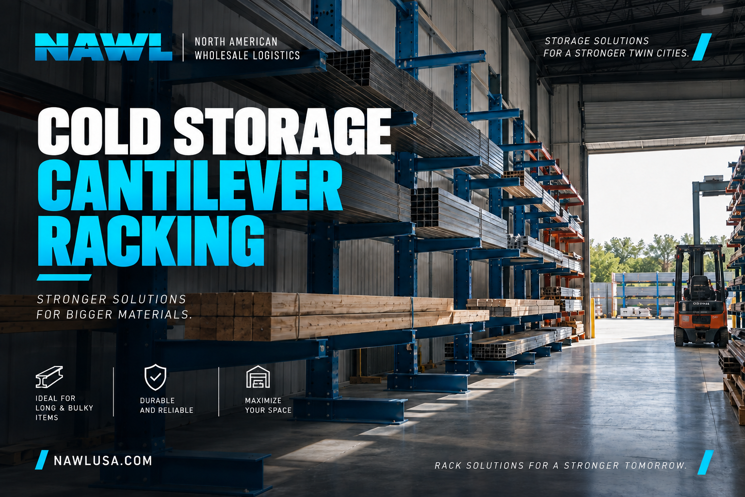 Cold Storage Cantilever Racking