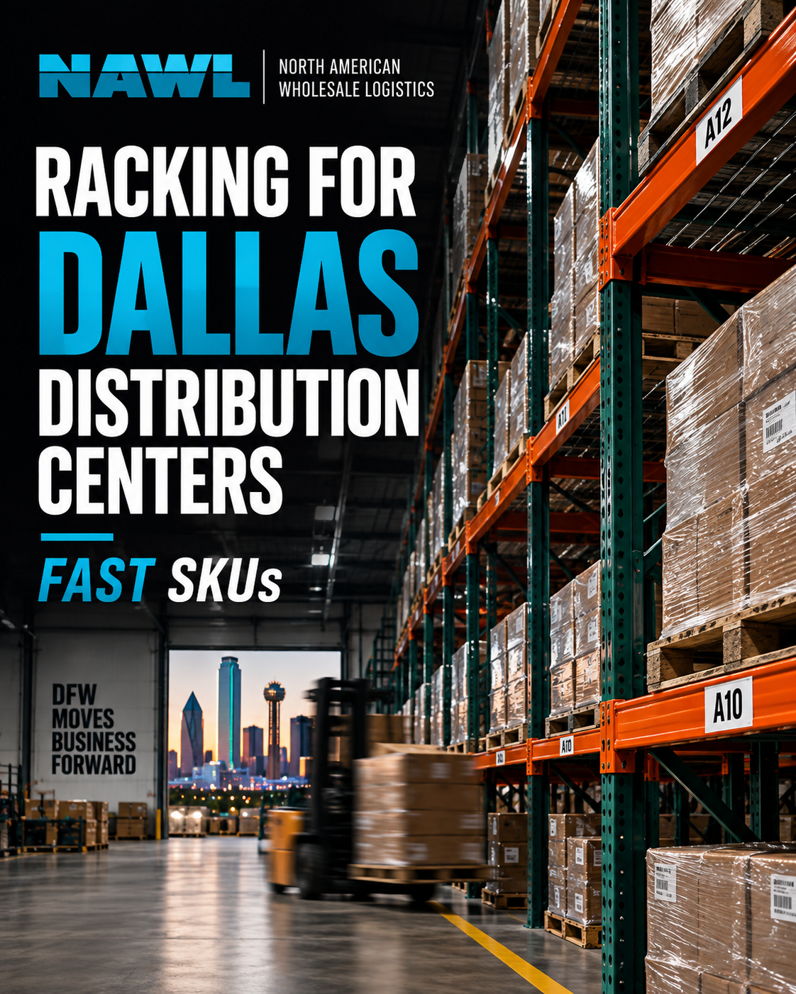 Racking for Dallas Distribution Centers' Fast SKUs