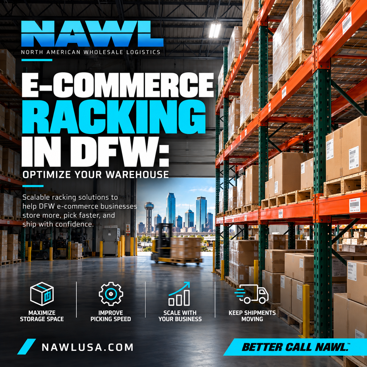 E-commerce Racking in DFW: Optimize Your Warehouse