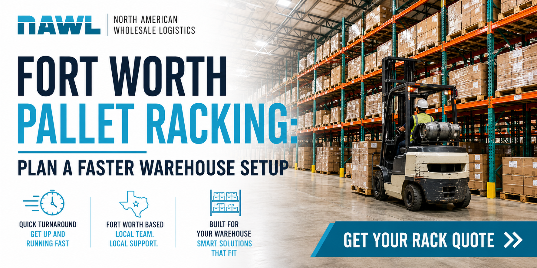 Fort Worth Pallet Racking: Plan a Faster Warehouse Setup