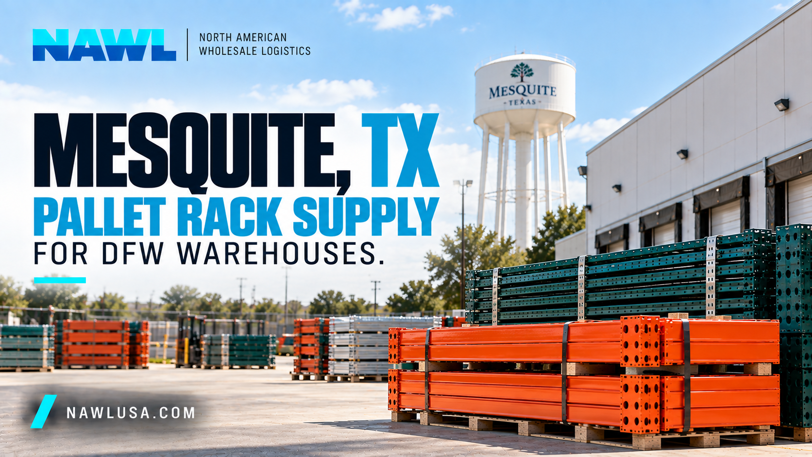 Mesquite Pallet Rack Supply for DFW Warehouses