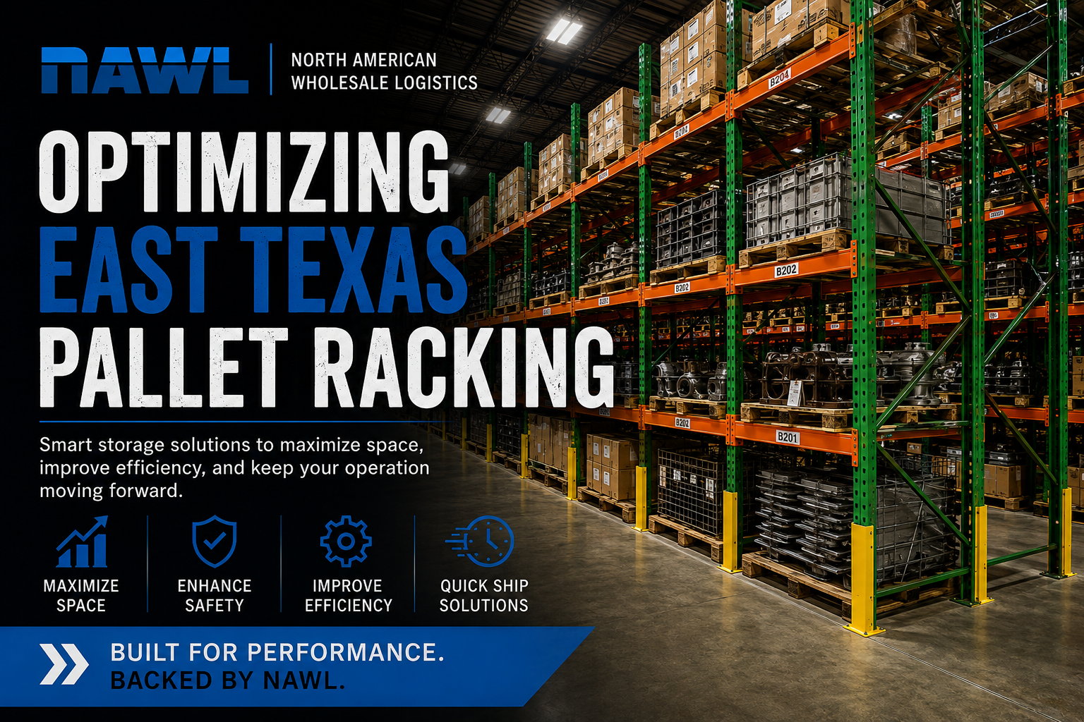 Optimizing East Texas Warehouses with Pallet Rack