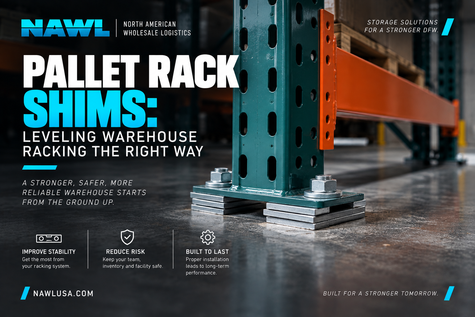Pallet Rack Shims: Leveling Warehouse Racking the Right Way