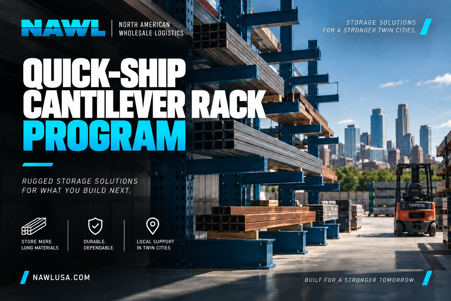 Quick-Ship Cantilever Rack Program