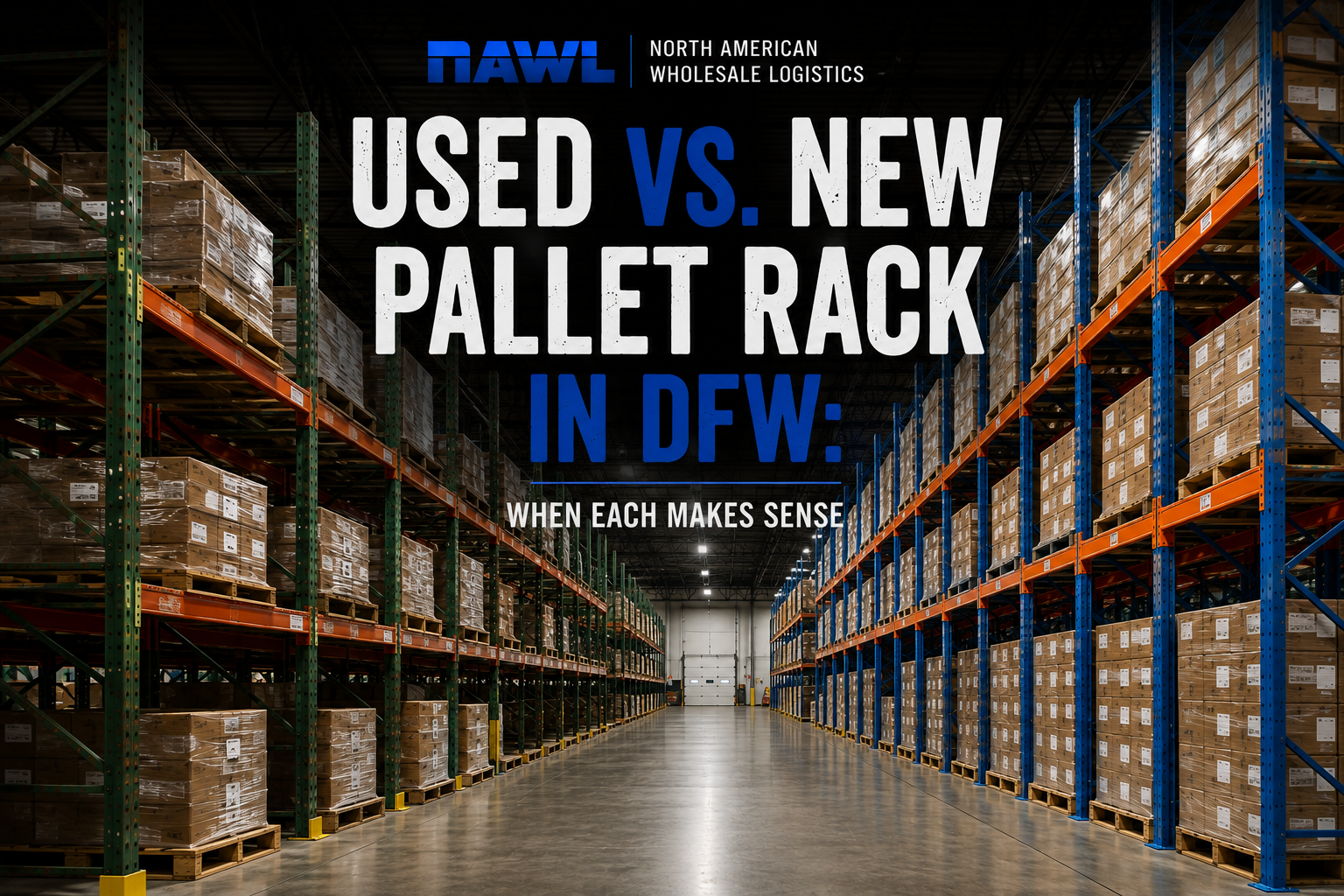 Used vs. New Pallet Rack in DFW: When Each Makes Sense