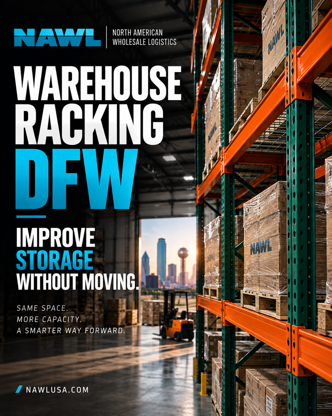 Warehouse Racking DFW: Improve Storage Without Moving